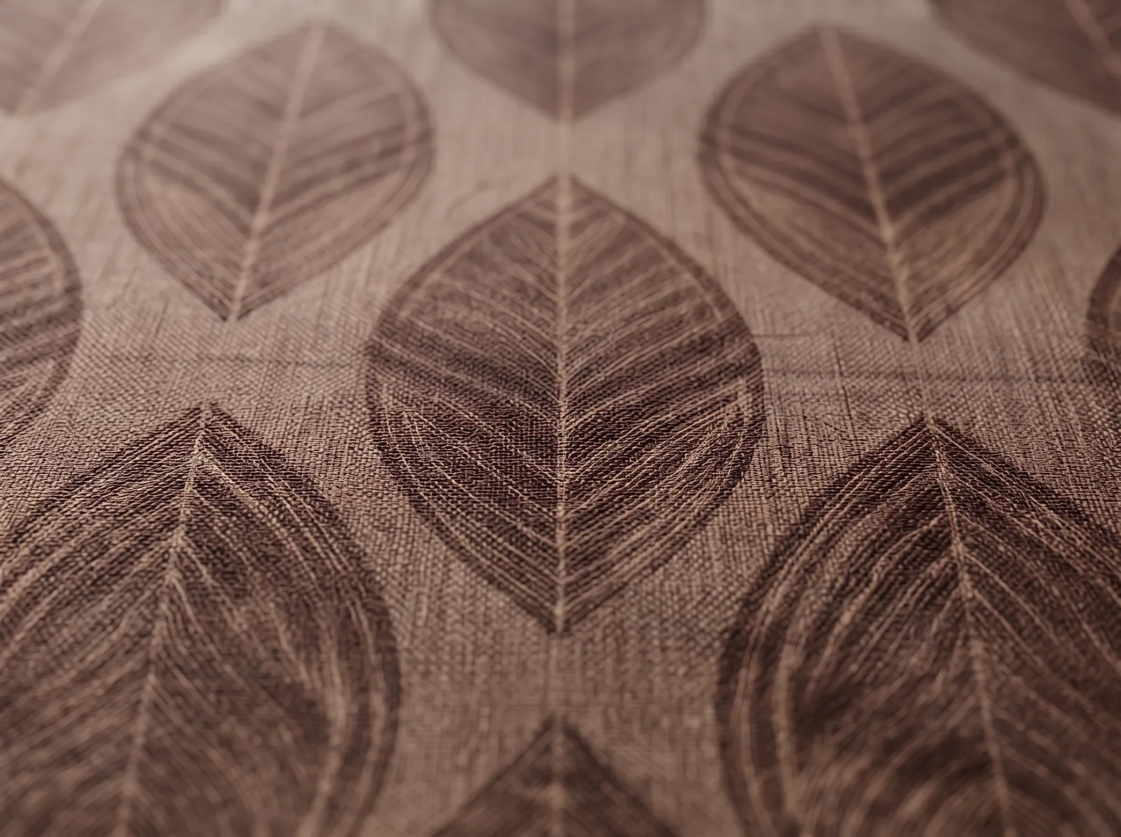 Macro texture of the Bio Wall woven fabric face